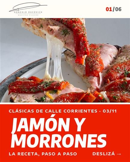 Portada del carrusel Jamón y Morrones