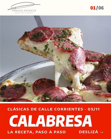 Portada del carrusel Calabresa