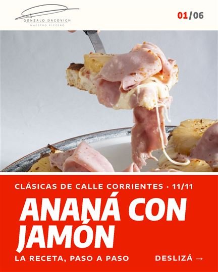 Portada del carrusel Ananá con Jamón